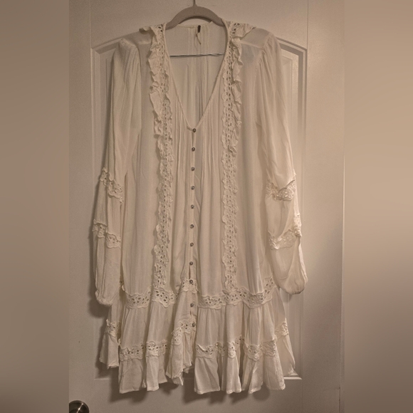 FREE PEOPLE Snow Angel Mini Dress - Picture 3 of 9